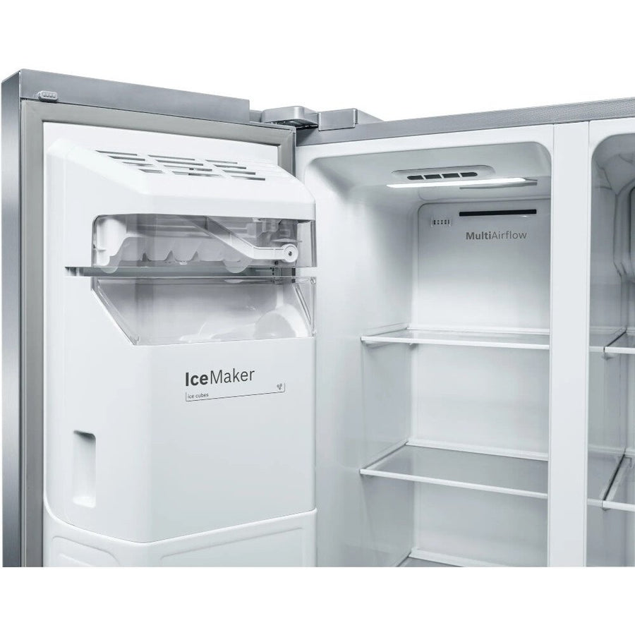 Bosch KAD93AIERG Series 6 American Fridge Freezer With Plumbed Ice & Water - Stainless Steel