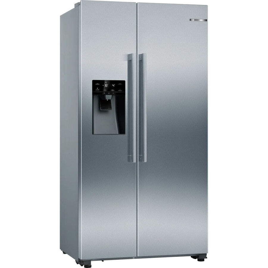 Bosch KAD93AIERG Series 6 American Fridge Freezer With Plumbed Ice & Water - Stainless Steel