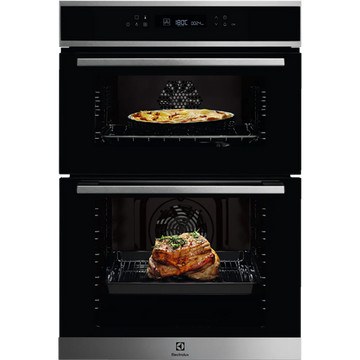 Electrolux KDFCC00X Built-In Twin Fan Double Oven With Catalytic Cleaning - Stainless Steel