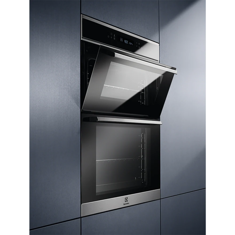 Electrolux KDFCC00X Built-In Twin Fan Double Oven With Catalytic Cleaning - Stainless Steel