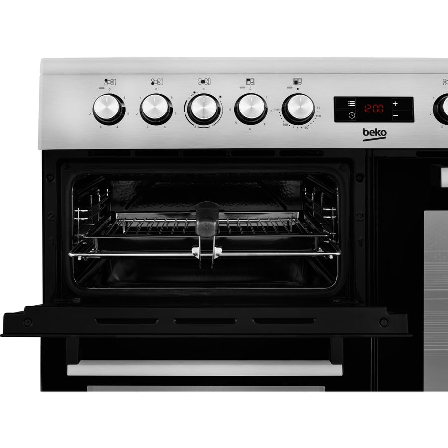 Beko KDVC100X 100cm Ceramic Range Cooker - Stainless steel