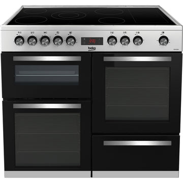 Beko KDVC100X 100cm Ceramic Range Cooker - Stainless steel