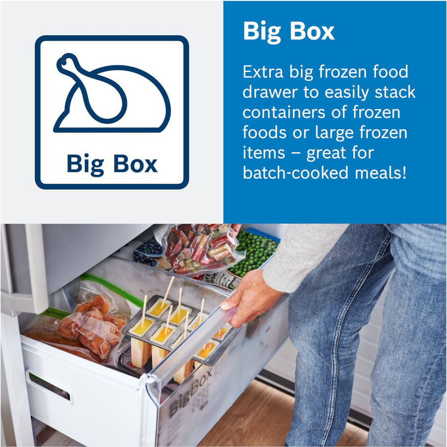 Bosch KFD96APEA Series 6 French door fridge freezer - Brushed Steel [contact store for pricing]