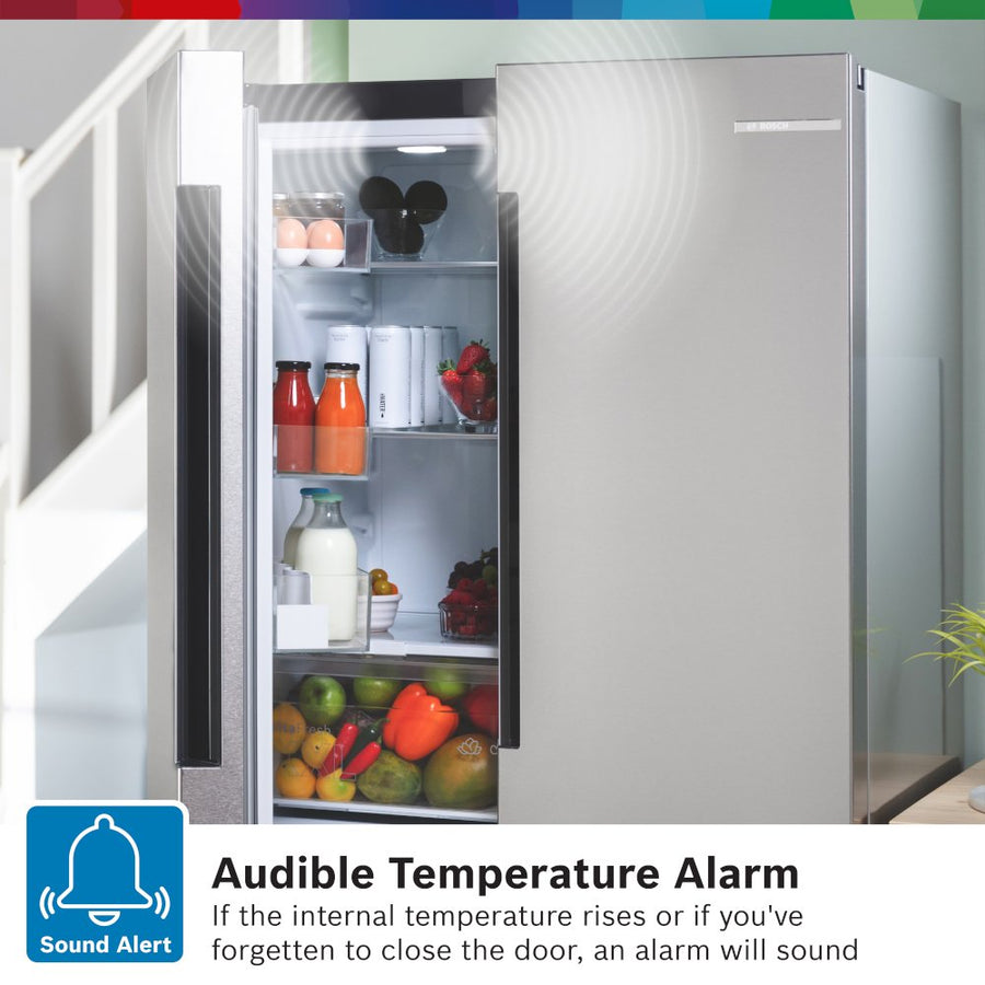 Bosch KFN96VPEAG Series 4 Total No Frost French door Fridge Freezer - Brushed steel anti-fingerprint