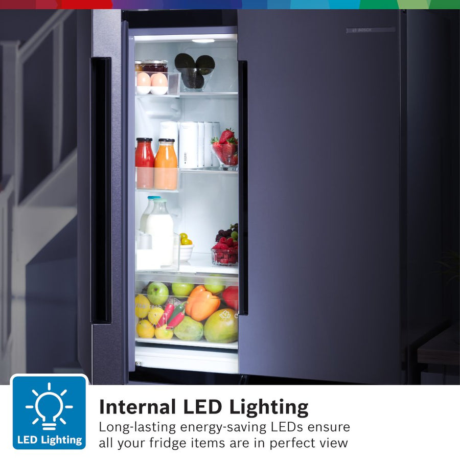 Bosch KFN96VPEAG Series 4 Total No Frost French door Fridge Freezer - Brushed steel anti-fingerprint