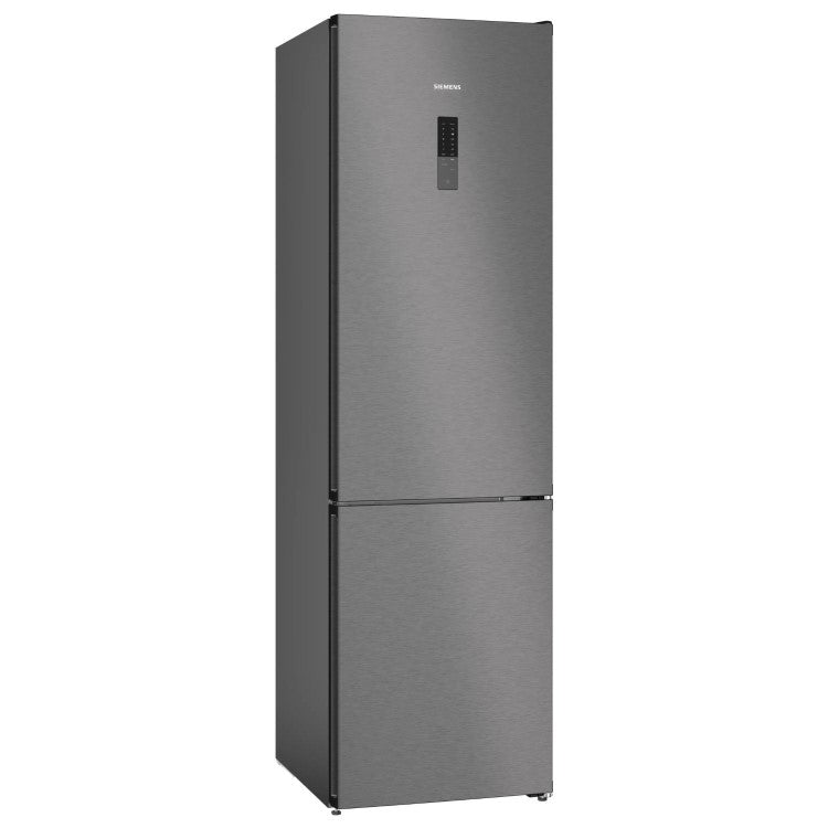 Siemens KG39NXXBF iQ300 70/30 Fridge Freezer - Brushed Black Steel [Free 5-year parts & labour guarantee]