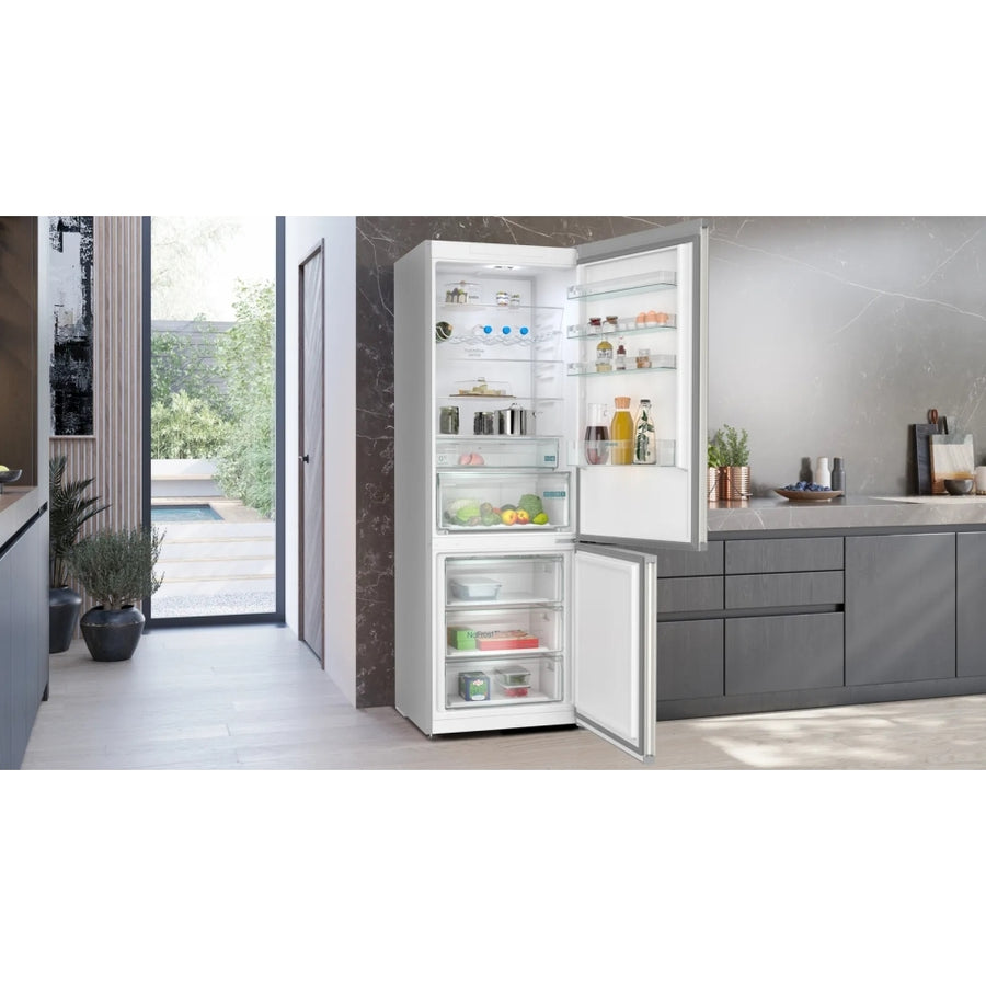 Siemens KG49NXIDF iQ300 70/30 Fridge Freezer - Stainless Steel [Free 5-year parts & labour guarantee]
