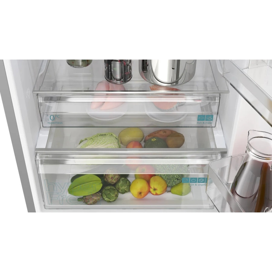 Siemens KG49NXIDF iQ300 70/30 Fridge Freezer - Stainless Steel [Free 5-year parts & labour guarantee]