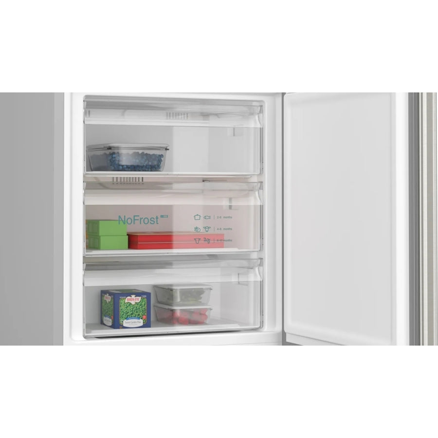 Siemens KG49NXIDF iQ300 70/30 Fridge Freezer - Stainless Steel [Free 5-year parts & labour guarantee]