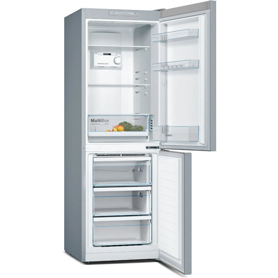 Bosch Series 2 KGN33NLEBG 60/40 Fridge Freezer - Steel