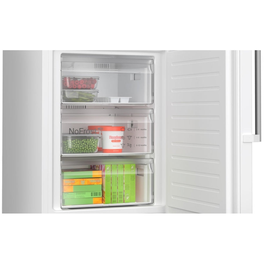 BOSCH Series 6 KGN39AWCTG 70/30 Frost Free Fridge Freezer - White [Free 5-year parts & labour guarantee]