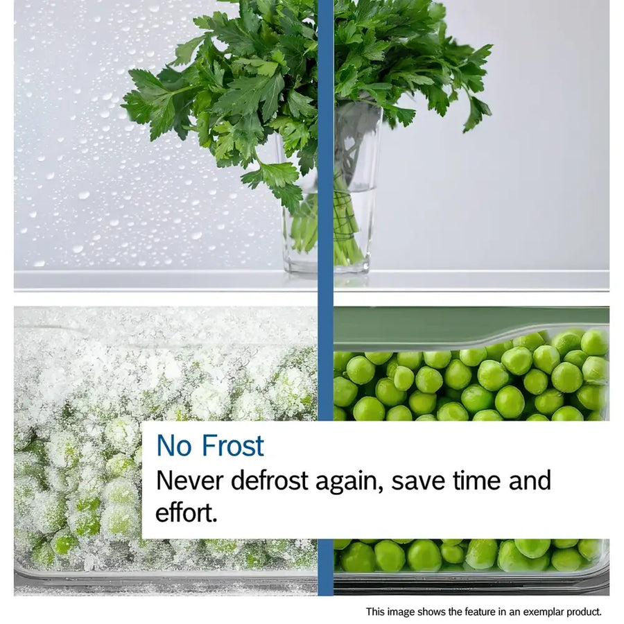 BOSCH Series 6 KGN39OCAFG 70/30 Frost Free Fridge Freezer - Cast Iron [Free 5-year parts & labour guarantee]