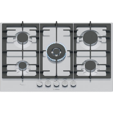 Bosch PCQ7A5I90 Series 6 75cm Gas Hob - Stainless steel