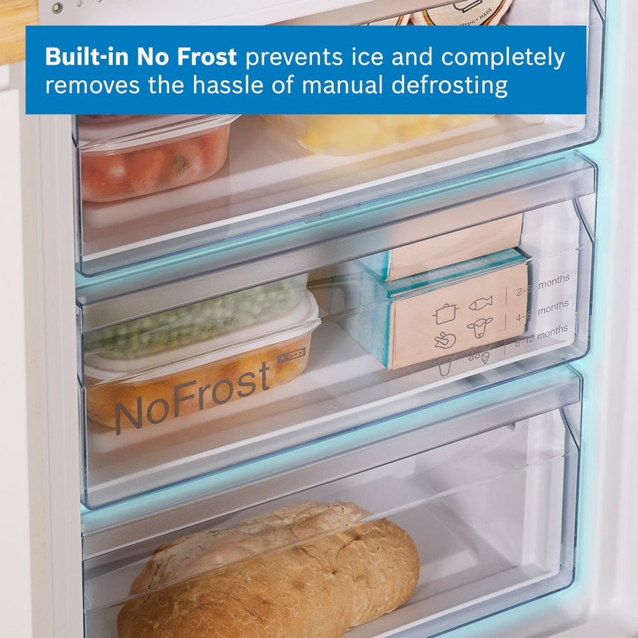 Bosch KIN96NSE0G 60/40 193cm tall Built-In Fridge Freezer