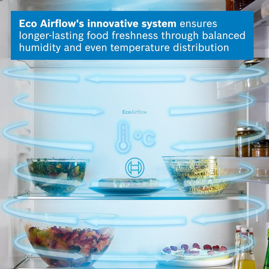 Bosch KIN96NSE0G 60/40 193cm tall Built-In Fridge Freezer