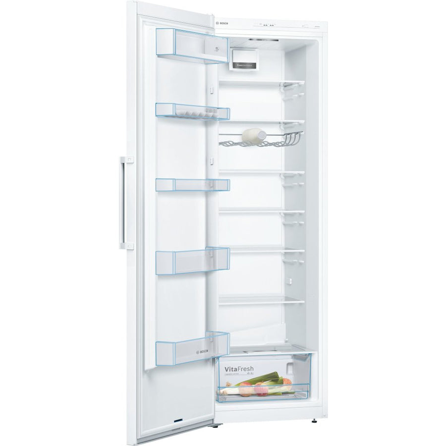 Bosch Series 4 KSV36VWEPG Tall Larder Fridge - White [Free 5-year parts & labour guarantee]