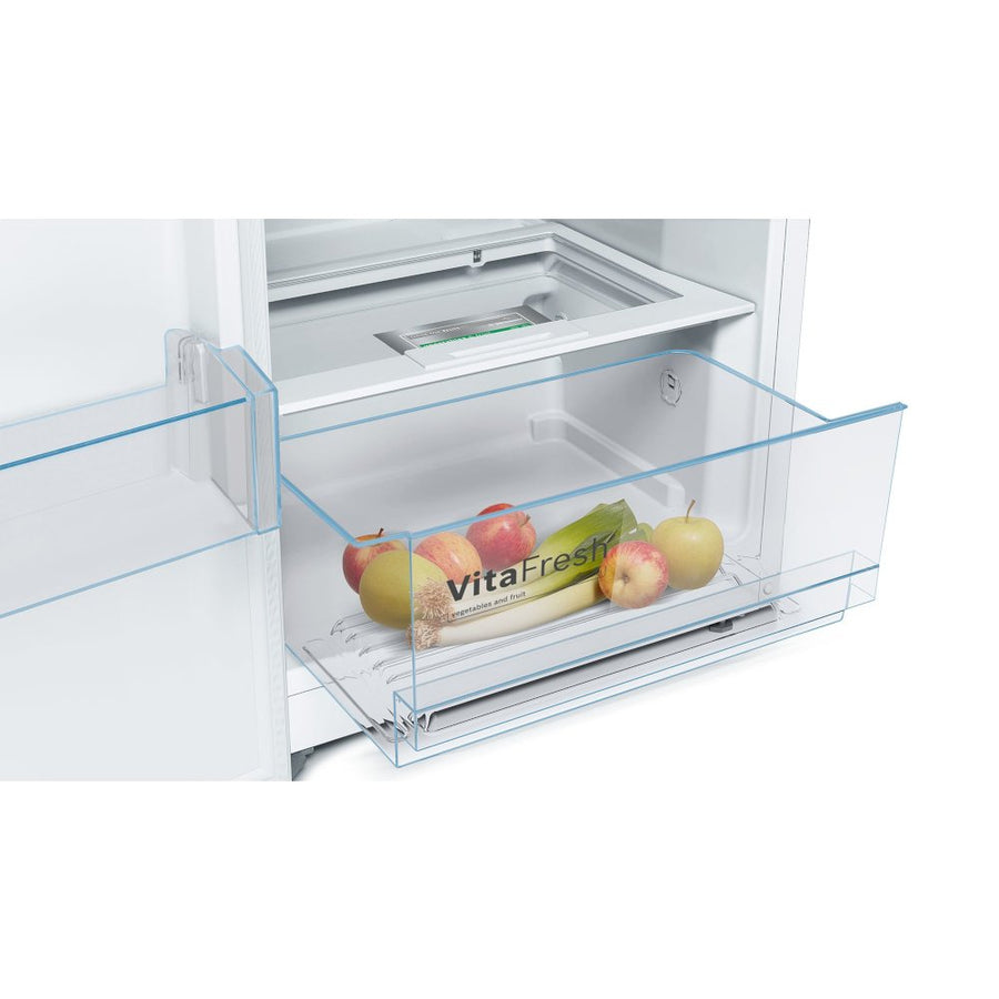 Bosch Series 4 KSV36VWEPG Tall Larder Fridge - White [Free 5-year parts & labour guarantee]