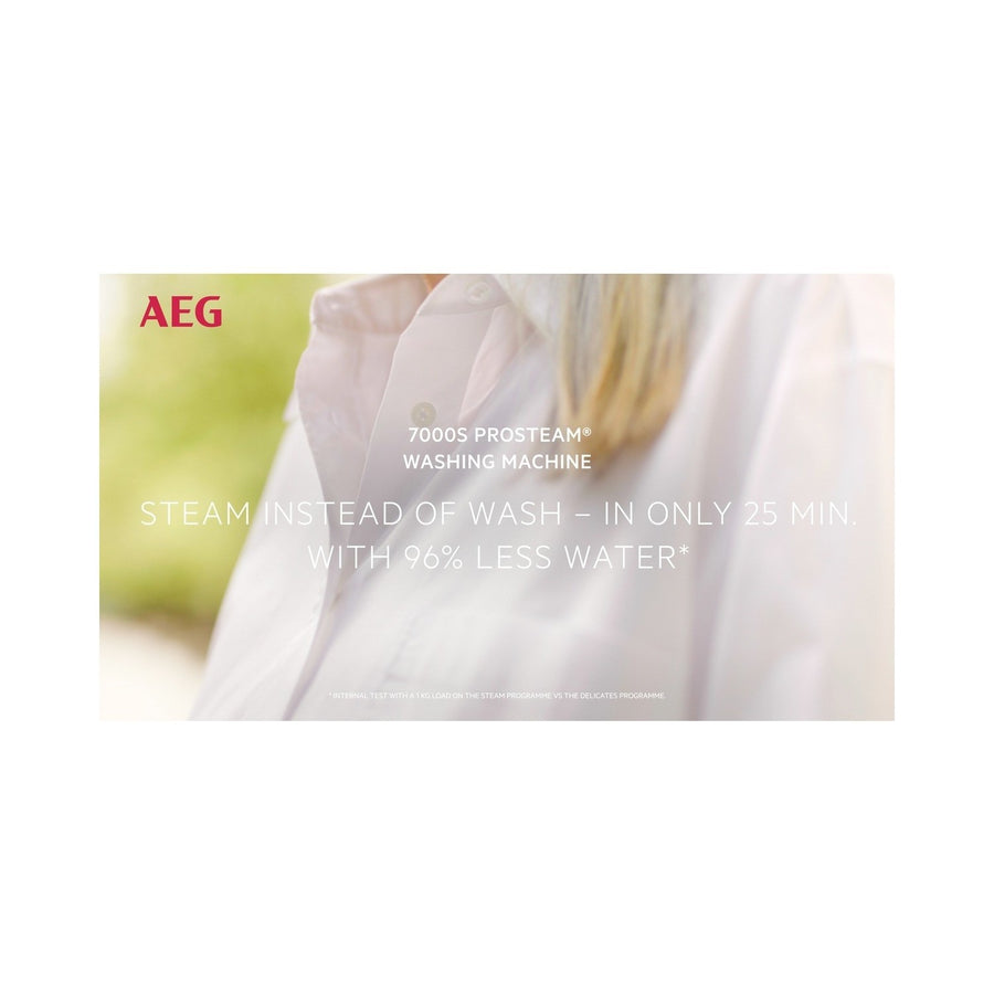 AEG LFR71844B ProSteam® 8kg Washing Machine [Free 5-year parts & labour guarantee]