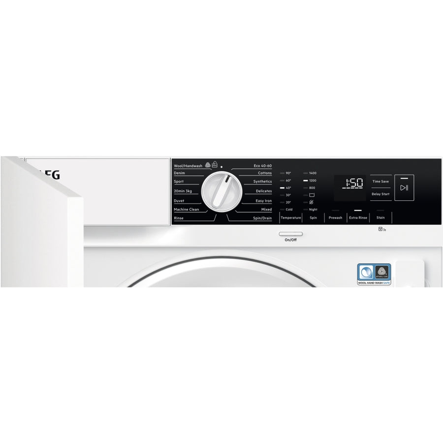 AEG LFX6G8434BI 6000 ProSense® 8kg 1400rpm integrated washing machine [last one]