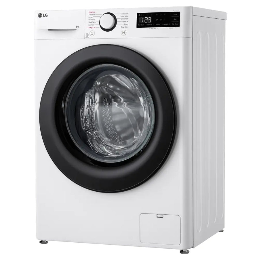 LG F2Y508WBLN1 Counter-Depth MAX™ AI DD™ 8Kg Washing Machine - White [Free 5-year parts & labour guarantee] LAST ONE