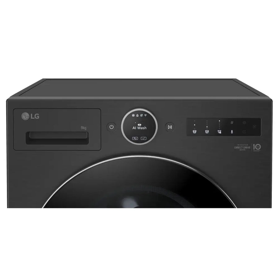 LG F4X9009TBC 9kg 1400rpm AI DD™ Washing Machine - Black