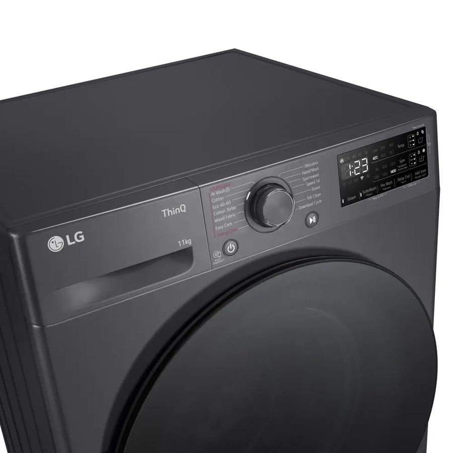 LG EZDspense F4Y511GBLN1 11kg slate grey 1400rpm washing machine