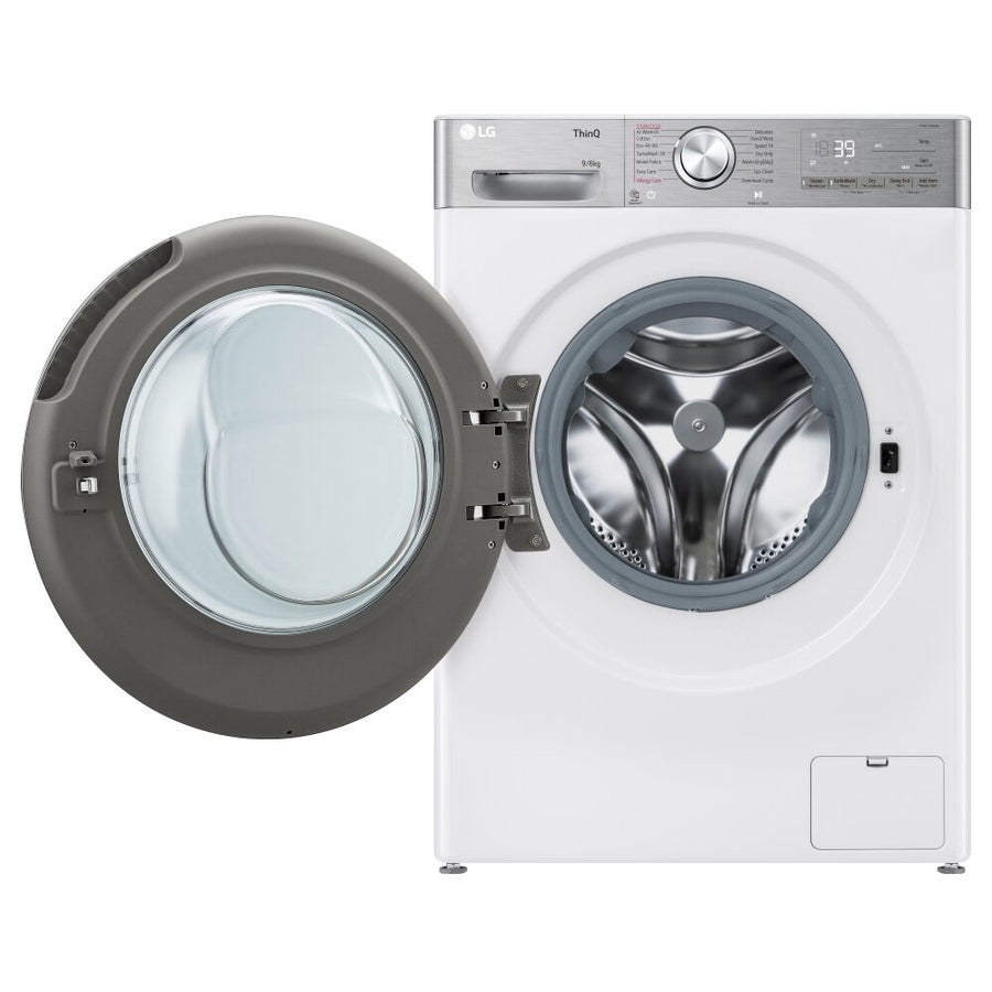 LG FWY996WCTN4 9/6kg 1400RPM AI DD™ Steam Washer Dryer - White [Free 5-year parts & labour guarantee]