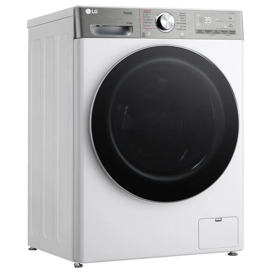LG FWY996WCTN4 9/6kg 1400RPM AI DD™ Steam Washer Dryer - White [Free 5-year parts & labour guarantee]
