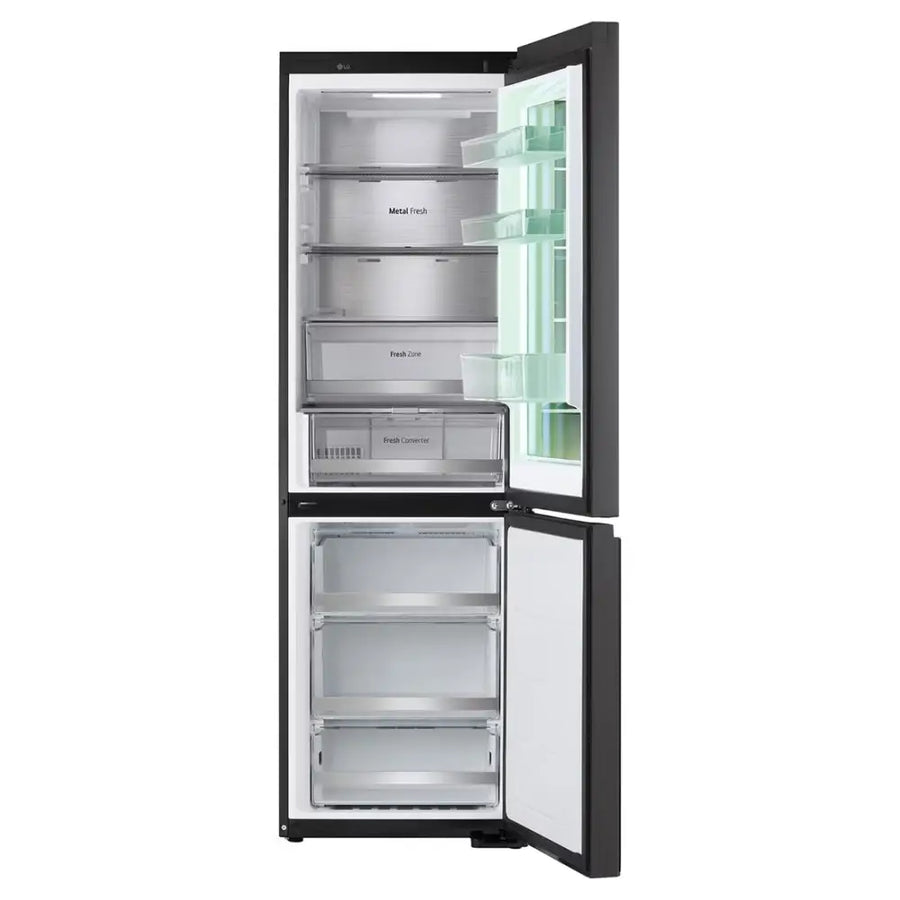 LG GBG7190CEV InstaView™ 60/40 Fridge Freezer - Essense Black Steel [Free 5-year parts & labour warranty]