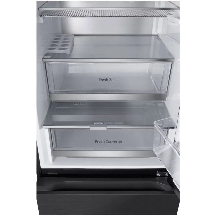 LG GBG7190CEV InstaView™ 60/40 Fridge Freezer - Essense Black Steel [Free 5-year parts & labour warranty]
