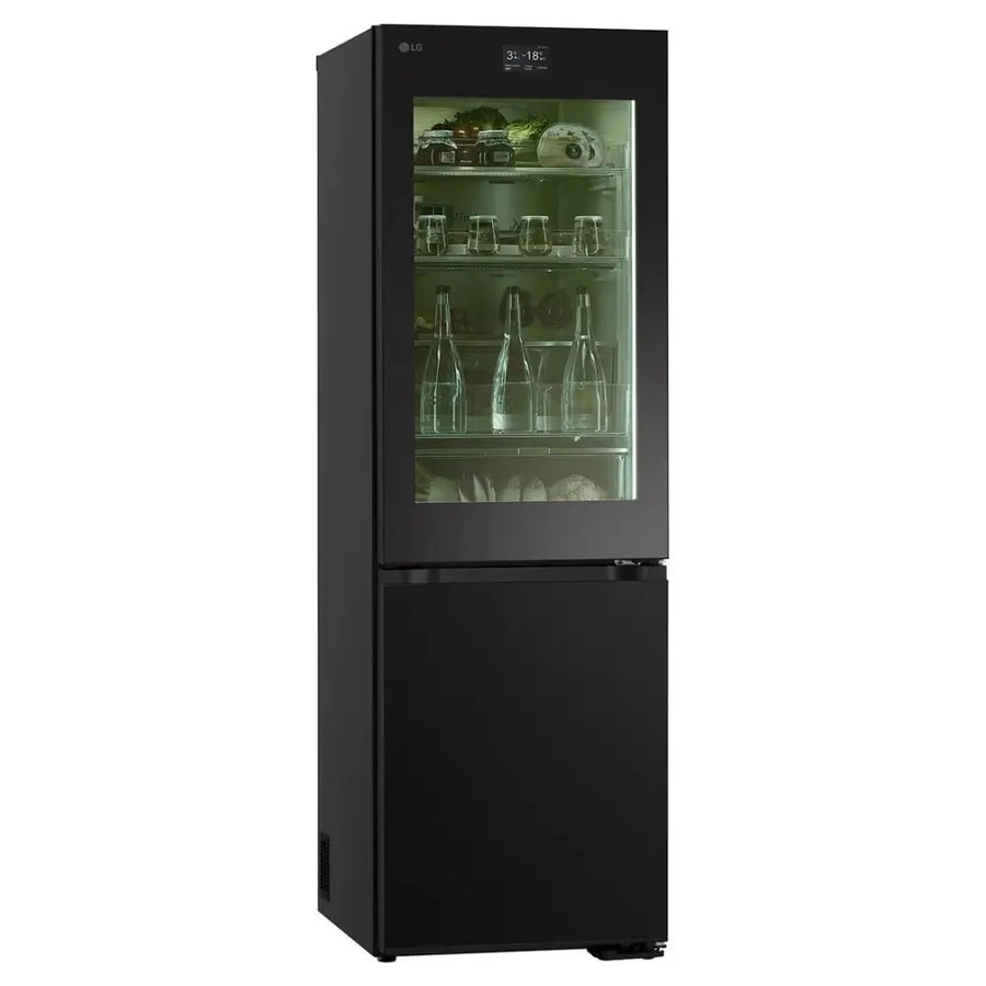 LG GBG7190CEV InstaView™ 60/40 Fridge Freezer - Essense Black Steel [Free 5-year parts & labour warranty]