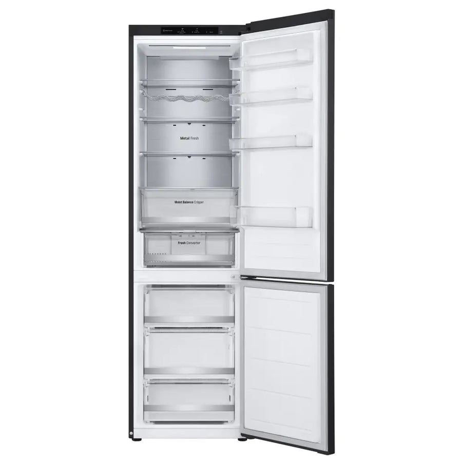 LG GBV5240CEP NatureFRESH 70/30 Total No Frost Fridge Freezer - Black [Free 5-year parts & labour guarantee]