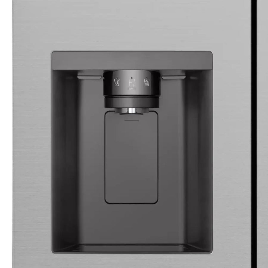 LG GSLC40PYPE american style fridge freezer in silver