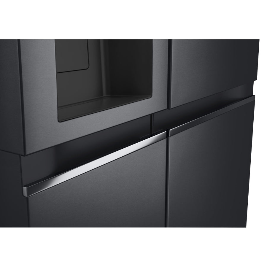 LG GSLV70MCTD American Style Fridge Freezer With Plumbed Ice & Water - Matte Black
