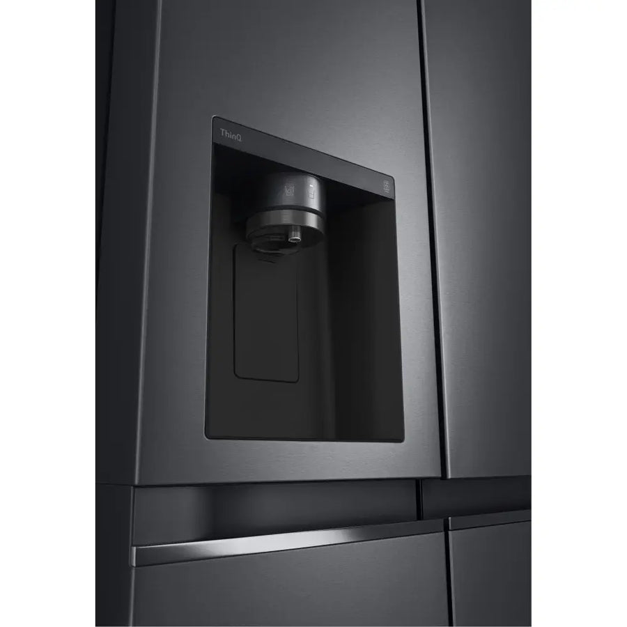 LG GSLV71MCTD Non-plumbed American style fridge freezer - Matte Black
