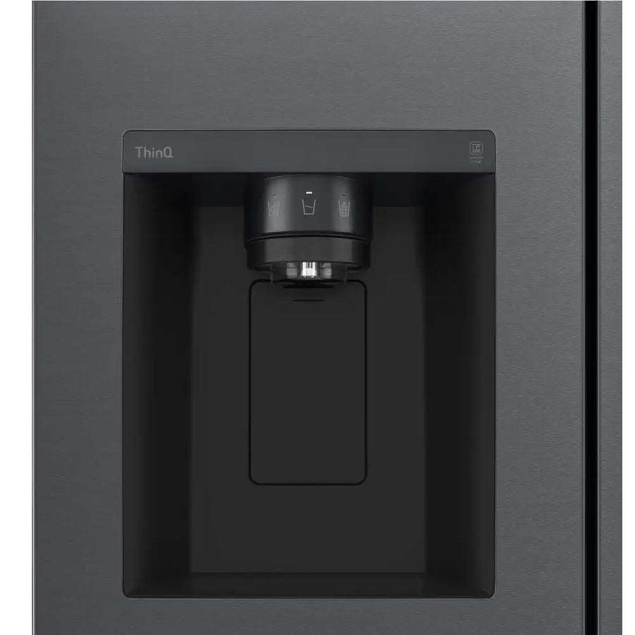 LG GSLV71MCTD Non-plumbed American style fridge freezer - Matte Black
