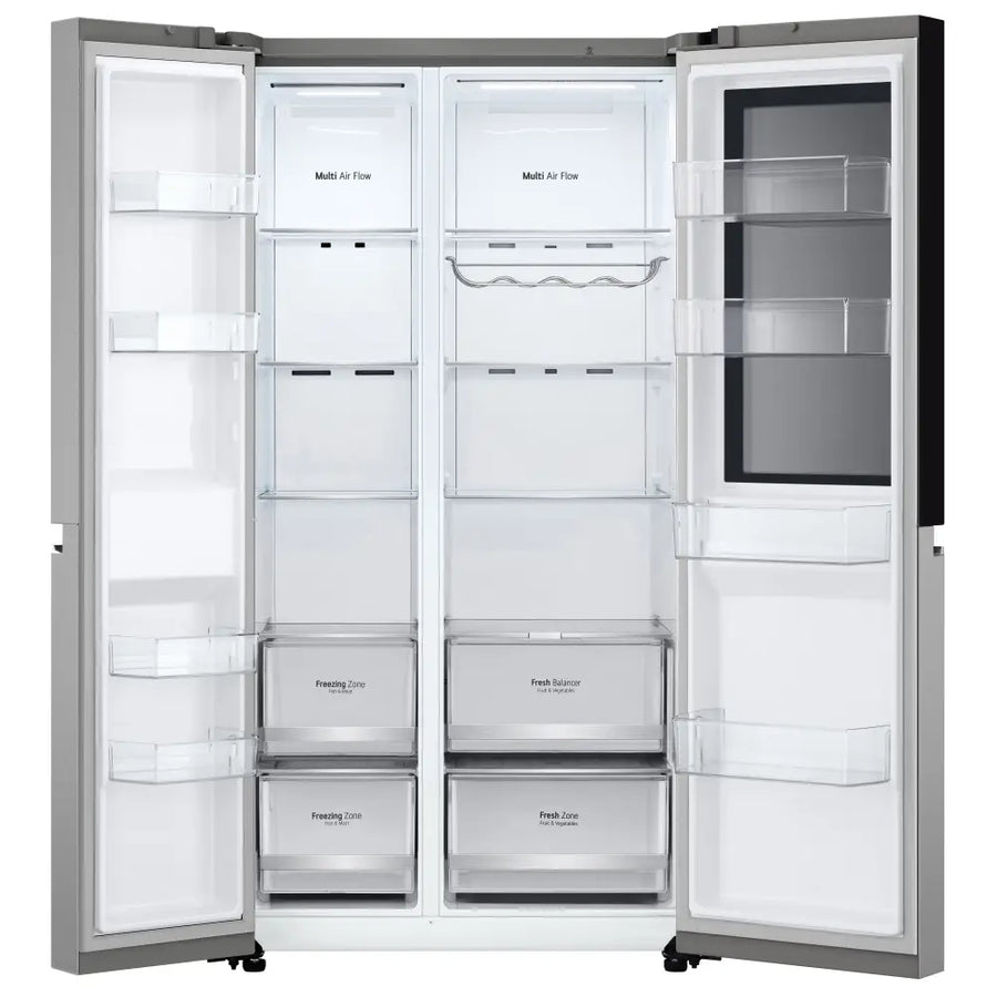 LG GSVV80PYLL Door In Door Instaview American Fridge Freezer – Stainless Steel [Free 5-year parts & labour guarantee]