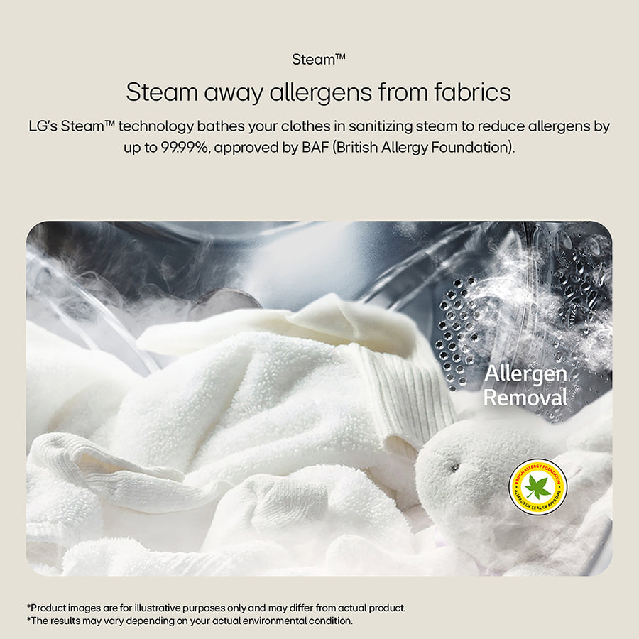 LG F4Y711WBTA1 11kg 1400rpm TurboWash 360™ Washing Machine - White [Free 5-year parts & labour warranty]