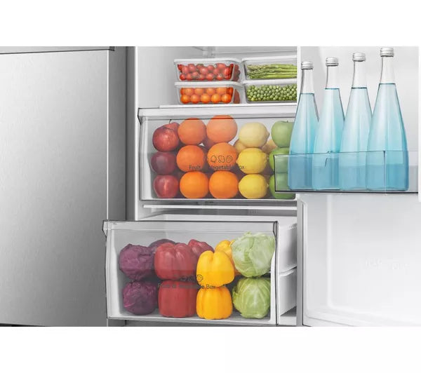 Hisense RS840N4WCE PureFlat Non-Plumbed American Style Fridge Freezer - Stainless Steel