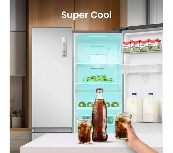 Hisense RS840N4WCE PureFlat Non-Plumbed American Style Fridge Freezer - Stainless Steel