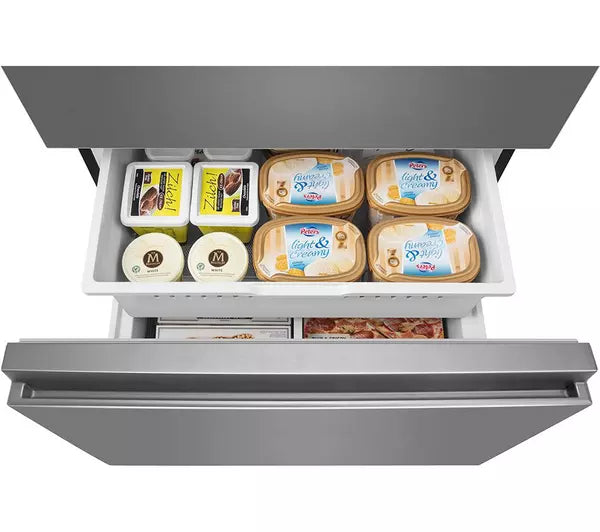 Hisense RF540N4WIE PureFlat Fridge Freezer - Stainless Steel