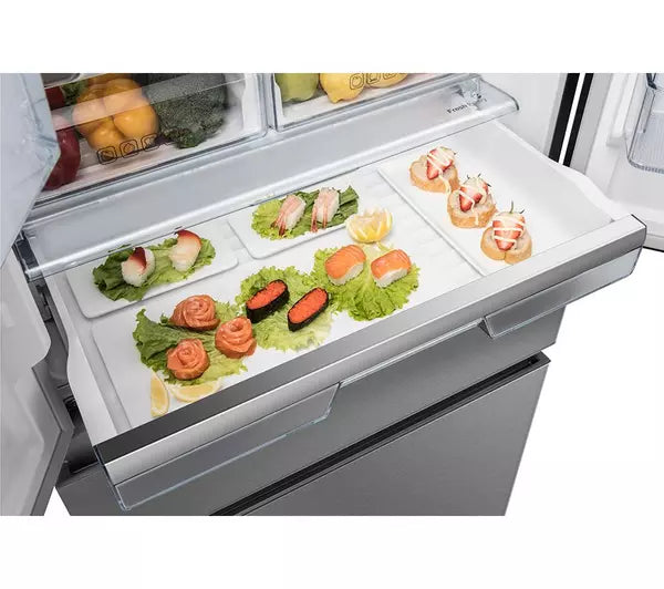 Hisense RF540N4WIE PureFlat Fridge Freezer - Stainless Steel