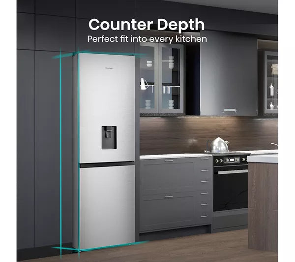 Hisense RB390N4WCE 60/40 Total No Frost Fridge Freezer with Water Dispenser