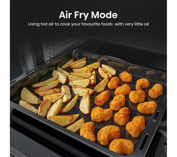 Hisense HDCE6C20W 60cm AirFry Electric Ceramic Cooker With Catalytic Liners - White