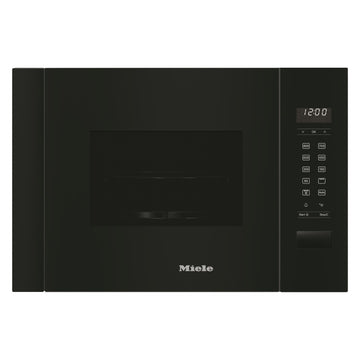 Miele M2224SC 900W 50cm Built-In Microwave with Grill - Black