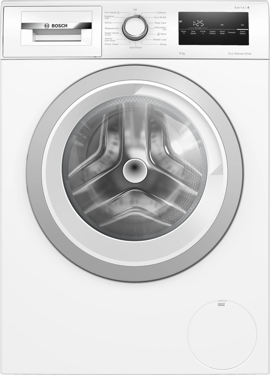 Bosch 9kg 1400rpm washing machine - white