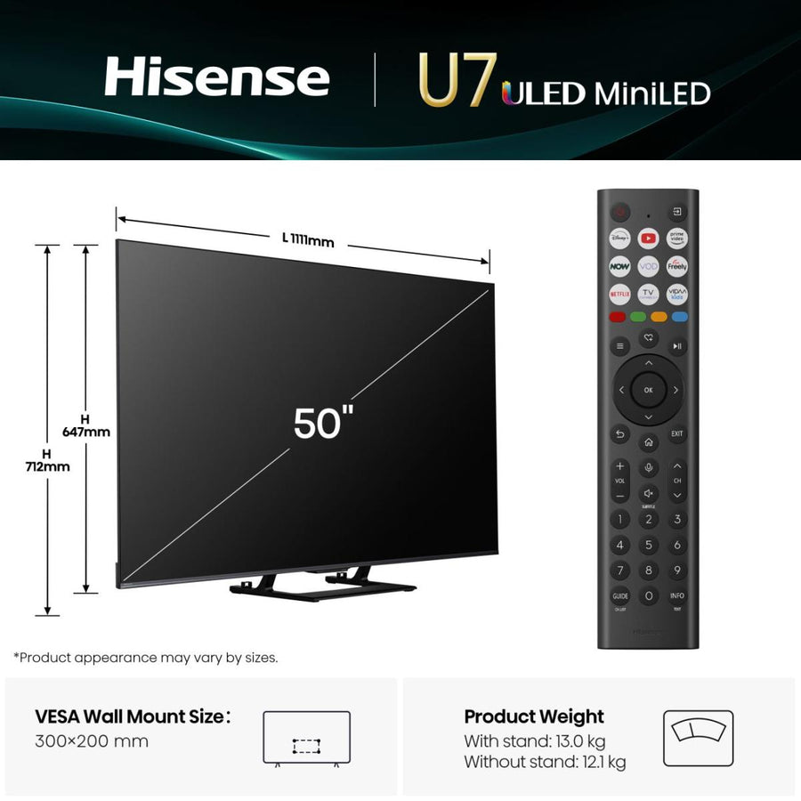 Hisense 50U7QTUK 50
