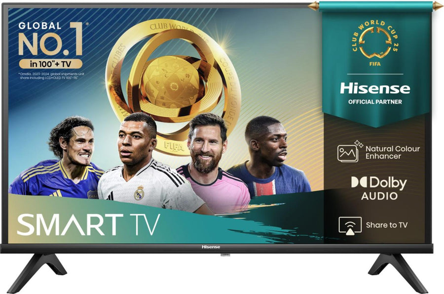 HISENSE 32A4QTUK LED HD Ready HDR Smart TV with Freely