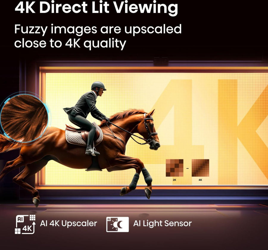Hisense 50E7QTUK 50'' 2025 QLED HDR UHD 4K Smart TV - [Free 5-Year Guarantee]