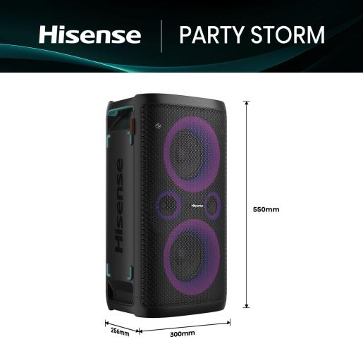 Hisense Party Storm - 300W Portable Party Speaker